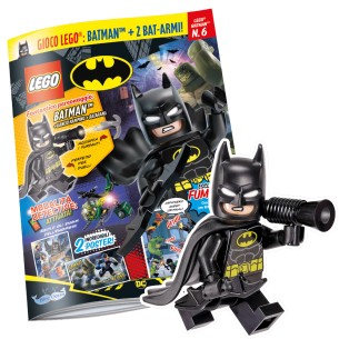 LEGO Magazine Batman n. 06 - Batman + Gancio Rampino + Batarang
