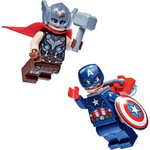 LEGO Magazine Avengers Special n. 1 - La Potente Thor + Captain America 2