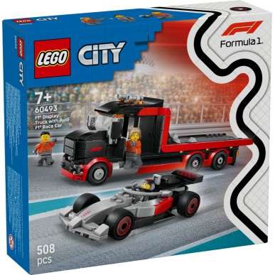 LEGO City - 60493 - Display Truck F1 con Auto da Corsa Audi F1