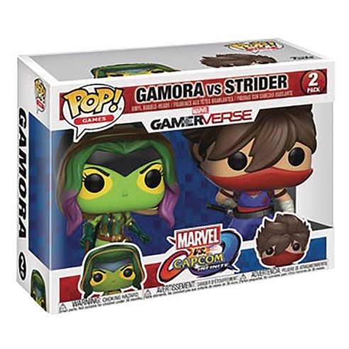 Funko Pop Games 2 Pack - Gamora vs Strider - Marvel vs Capcom Infinite Funko