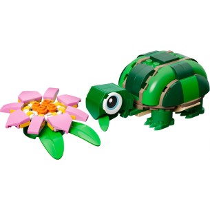 LEGO Creator - 31377 - Tartaruga con Fiore di Ninfea 2