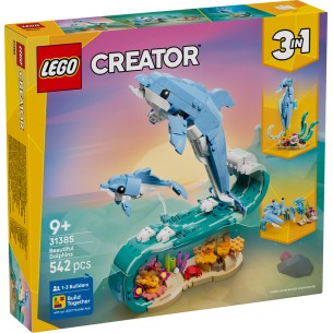 LEGO Creator - 31385 - Animali Marini: Meravigliosi Delfini