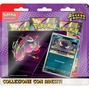 Megaevoluzione: Ascesa Eroica - Collezione con Adesivi - Gastly (ITA)