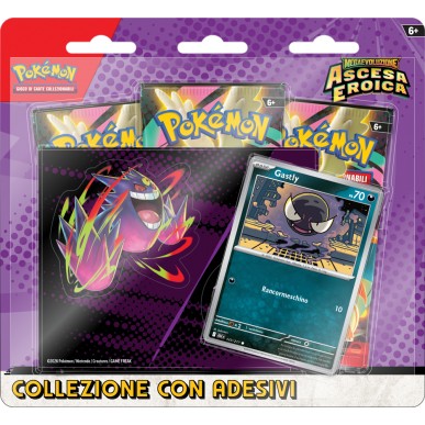 Megaevoluzione: Ascesa Eroica - Collezione con Adesivi - Gastly (ITA)