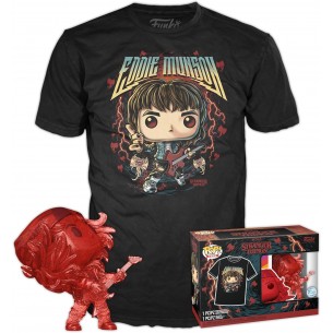 Funko Pop Tees - Eddie + Tee (Taglia L) - Stranger Things (Special Edition) 2