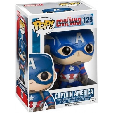 Funko Pop 125 - Captain America - Captain America: Civil War