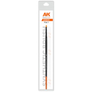 AK Synthetic Brush - Flat 1 - AKB001