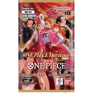 One Piece Card Game - Extra Booster - One Piece Heroines Edition EB-03 - Bustina da 12 Carte (ENG)