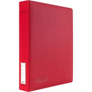 Album ad Anelli (9 Tasche) - Slim Exo-Tec Ring Binder - Fire Red - Vault X