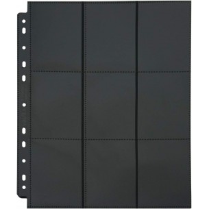 Pagine 9 Tasche per Album (50 Pezzi) - Sideloaders - Black - Vault X 2
