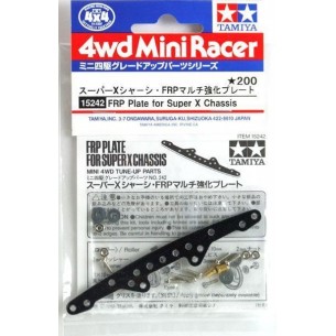 FRP Plate for Super X Chassis - 15242 - 4WD Mini Racer - Tamiya 2