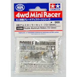 Double Aluminum Rollers (13 - 12mm) - 15398 - 4WD Mini Racer - Tamiya 2