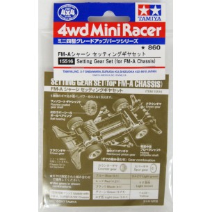 Setting Gear Set (for FM-A Chassis) - 15516 - 4WD Mini Racer - Tamiya 2