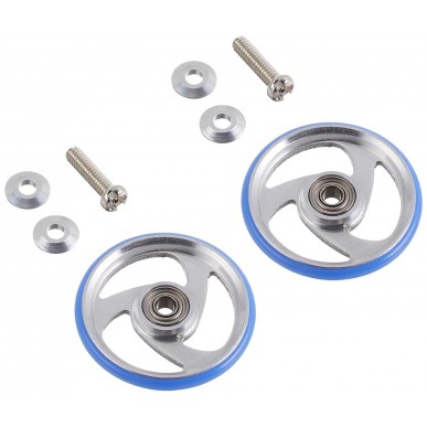 19mm Aluminum Roller w/Plastic Ring - 15251 - 4WD Mini Racer - Tamiya