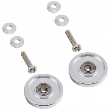 13mm Aluminum Ball-Race Rollers (Ringless) - 15437 - 4WD Mini Racer - Tamiya