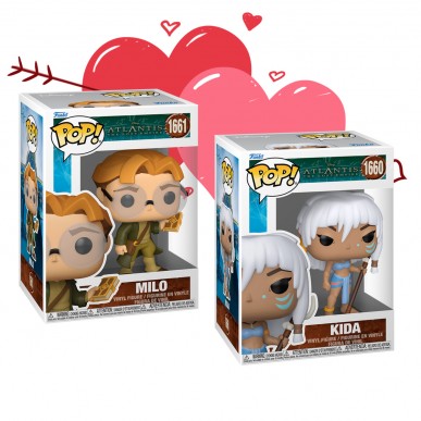 Bundle San Valentino - Kida & Milo - Funko Pop - Atlantis: L'Impero Perduto