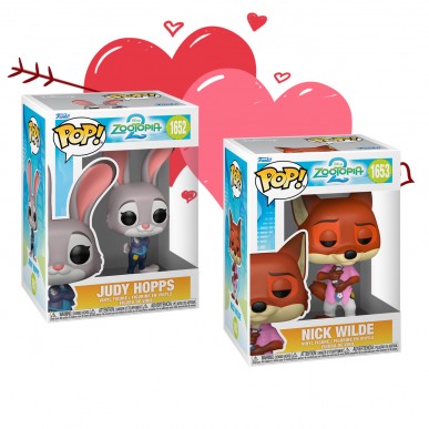 Bundle San Valentino - Nick & Judy - Funko Pop - Zootropolis