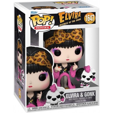 Funko Pop Movies 1647 - Elvira & Gonk - Elvira Mistress of the Dark