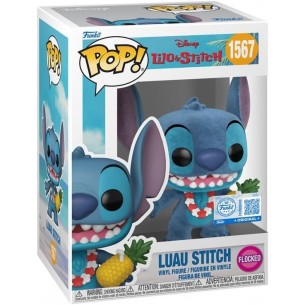 Funko Pop 1567 - Luau Stitch - Lilo & Stitch (Special Edition) (Flocked)