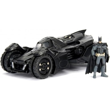 Batman Arkham Knight Batmobile & Batman - Metals Die Cast - Jada Toys (7cm)