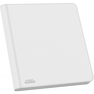 Album 12 Tasche - QuadRow Zipfolio 480 Xenoskin - White - Ultimate Guard