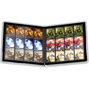 Album 12 Tasche - QuadRow Zipfolio 480 Xenoskin - White - Ultimate Guard 2