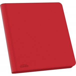 Album 12 Tasche - QuadRow Zipfolio 480 Xenoskin - Red - Ultimate Guard