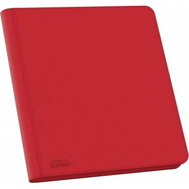 Album 12 Tasche - QuadRow Zipfolio 480 Xenoskin - Red - Ultimate Guard