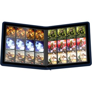 Album 12 Tasche - QuadRow Zipfolio 480 Xenoskin - Blue - Ultimate Guard 2