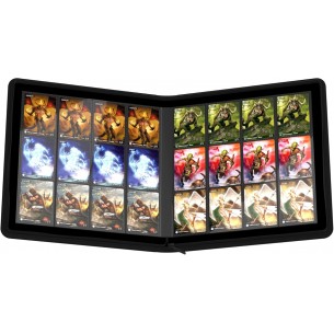 Album 12 Tasche - QuadRow Zipfolio 480 Xenoskin - Black - Ultimate Guard 2