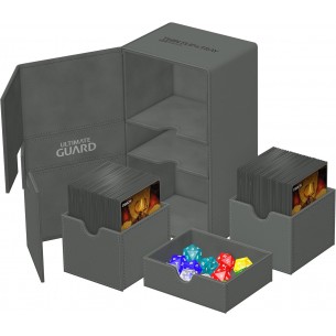 Twin Flip'n'Tray 200+ Xenoskin - Grigio - Ultimate Guard 2