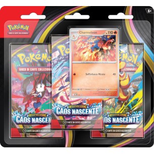 Megaevoluzione: Caos Nascente - 3 Pack Blister - Charmeleon (ITA)