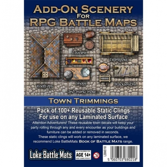Add-On Scenery - Town Trimmings Accessori D&D