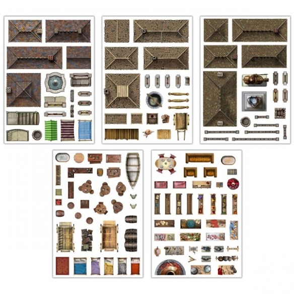 Add-On Scenery - Town Trimmings Accessori D&D