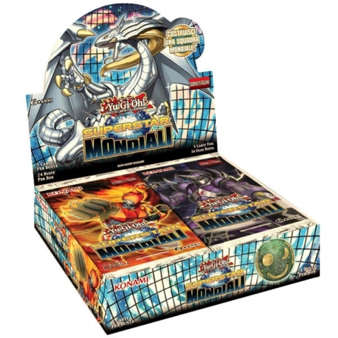 Superstar Mondiali - Display 24 Buste (ITA - 1a Edizione) Box di Espansione Yu-Gi-Oh!