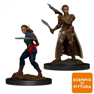 Nolzur's Marvelous Miniatures - Shifter Female Rogue Miniature Dungeons & Dragons 2