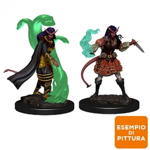 Nolzur's Marvelous Miniatures - Tiefling Female Sorcerer v1 Miniature Dungeons & Dragons 2