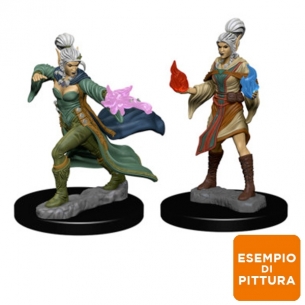 Deep Cuts Miniatures - Elf Female Sorcerer Miniature 2