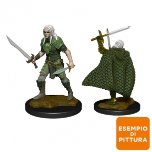 Deep Cuts Miniatures - Elf Male Fighter v2 Miniature 2