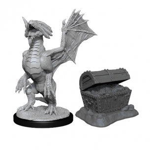 Nolzur's Marvelous Miniatures - Bronze Dragon Wyrmling Miniature