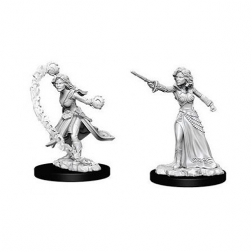 Deep Cuts Miniatures - Human Female Wizard Miniature