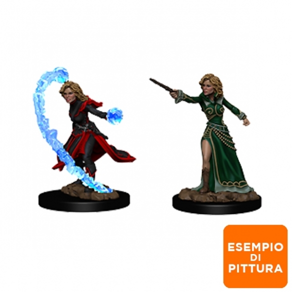 Deep Cuts Miniatures - Human Female Wizard Miniature