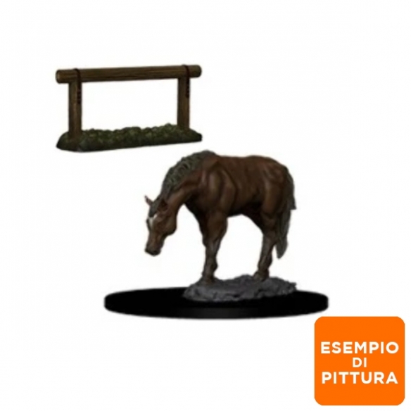 Deep Cuts Miniatures - Horse & Hitch Miniature
