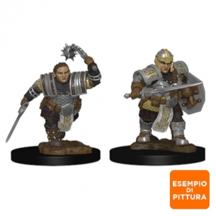 Nolzur's Marvelous Miniatures - Dwarf Female Fighter Miniature 2