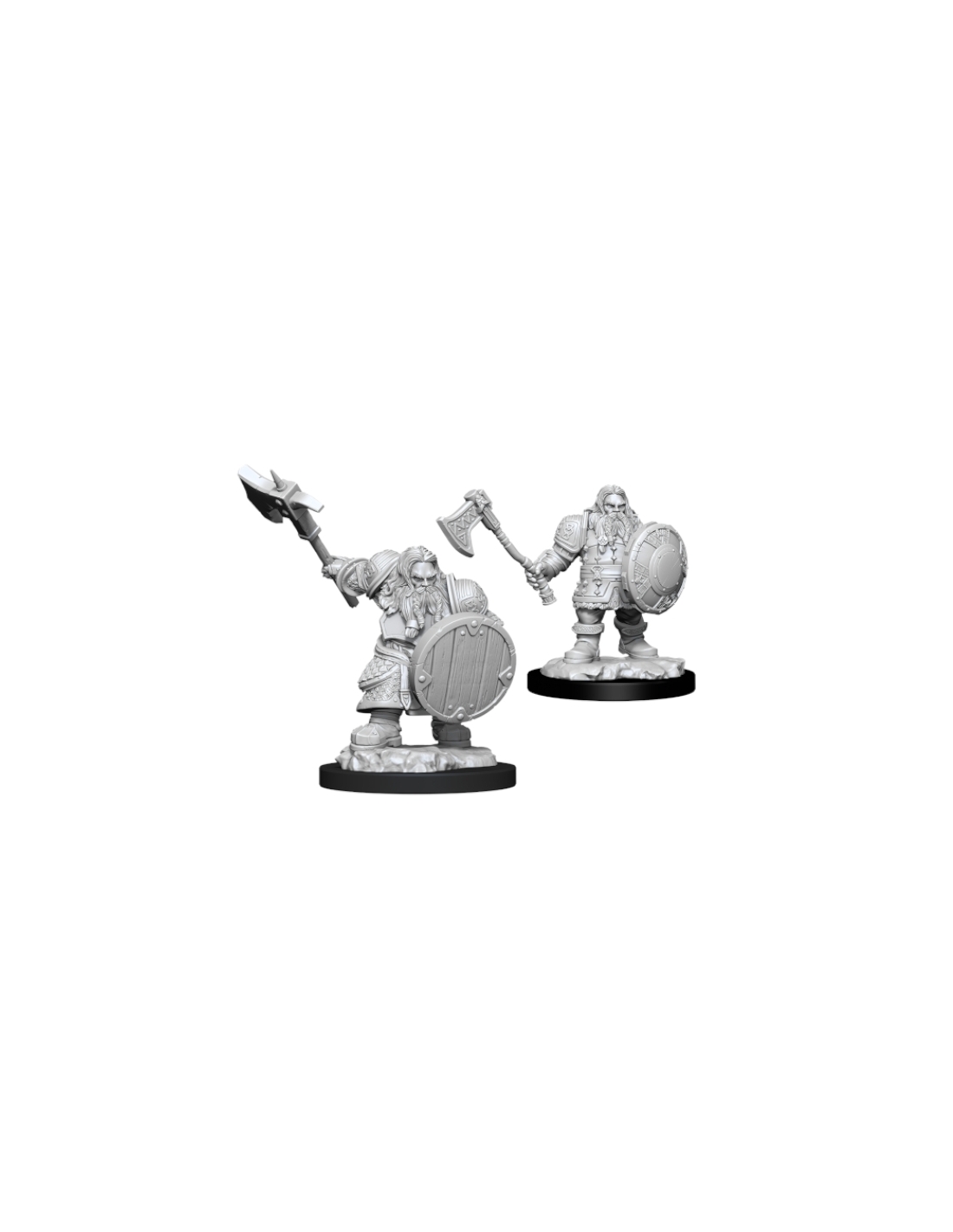 Nano Guerriero Maschio - Miniature D&D Wizkids