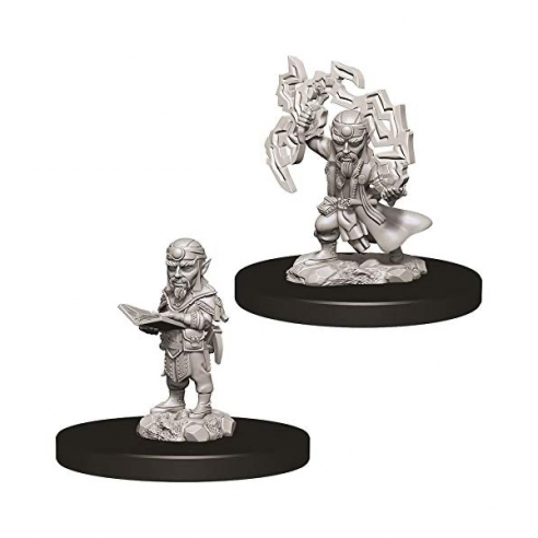 Deep Cuts Miniatures - Gnome Male Sorcerer Miniature