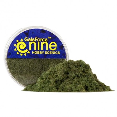 Gale Force Nine - Dark Green Static Grass Basette ed elementi scenici