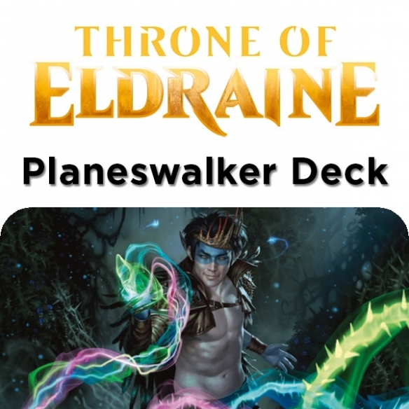 Throne of Eldraine - Oko - Planeswalker Deck + Penna Fantàsia (ENG) Mazzi Precostruiti Magic: The Gathering