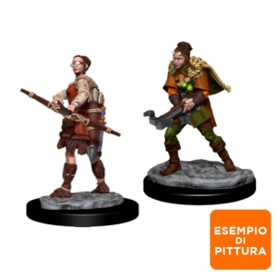 Nolzur's Marvelous Miniatures - Human Female Ranger v1 Miniature 2