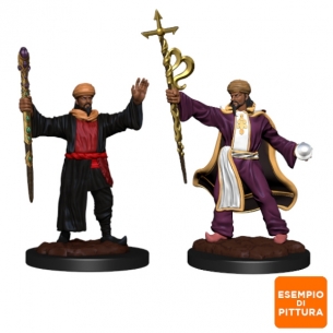 Nolzur's Marvelous Miniatures - Human Male Wizard v2 Miniature 2
